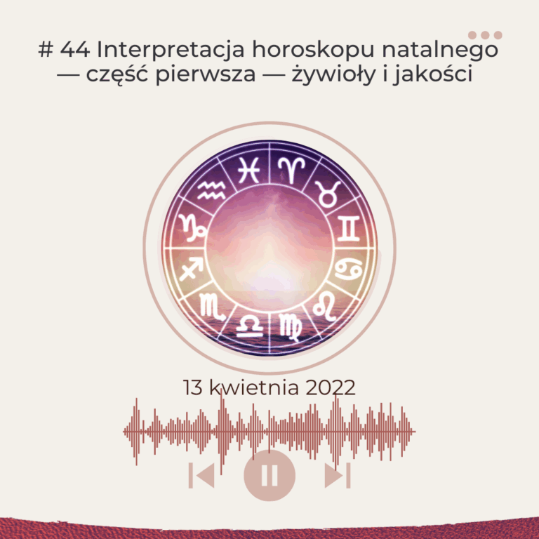Interpretacja horoskopu natalnego — część pierwsza — żywioły i  jakości